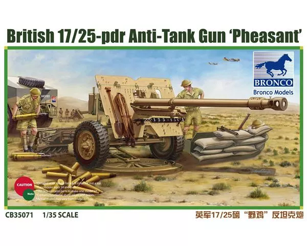 Bronco - British 17/25 pdr Anti-Tank Gun PHEASANT